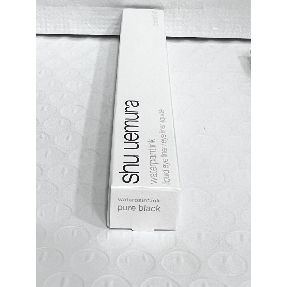 Shu Uemura Waterpaint Ink Liquid Eyeliner "Pure Black" 0.5mL Full Size New NIB - Picture 6 of 7